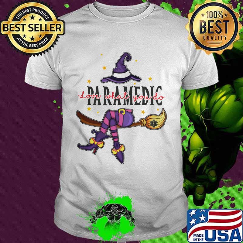 Paramedic witch stars halloween shirt Paramedic witch stars halloween shirt