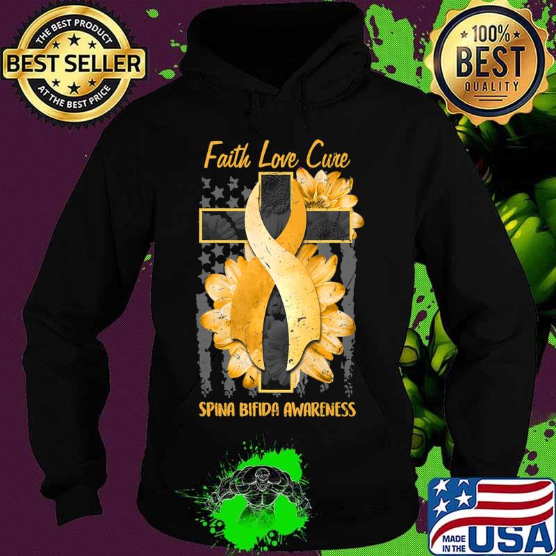 Ph America Flag Christian Cross Ribbon Spina Bifida Gift T-Shirt Hoodie Ph America Flag Christian Cross Ribbon Spina Bifida Gift T-Shirt Hoodie