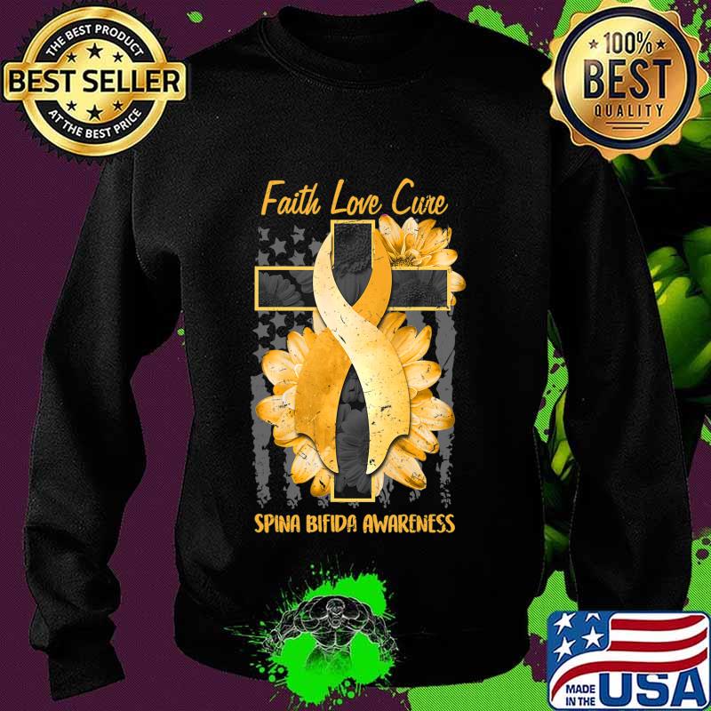 Ph America Flag Christian Cross Ribbon Spina Bifida Gift T-Shirt Sweater Ph America Flag Christian Cross Ribbon Spina Bifida Gift T-Shirt Sweater