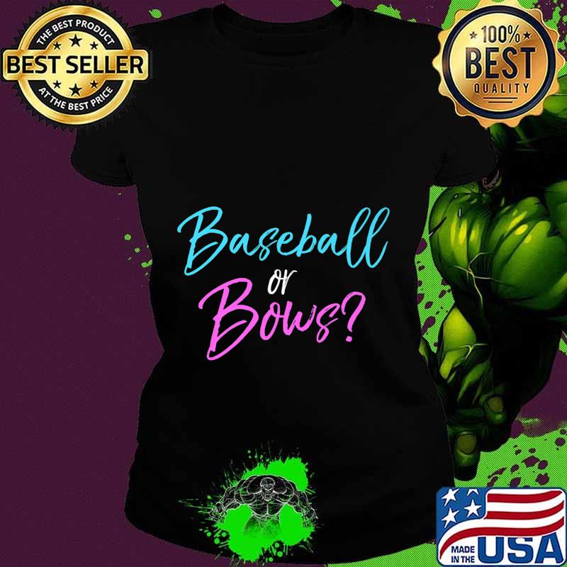 Pink & Blue Gender Reveal Family Shirts Baseball or Bows Premium T-Shirt Ladies tee Pink & Blue Gender Reveal Family Shirts Baseball or Bows Premium T-Shirt Ladies tee
