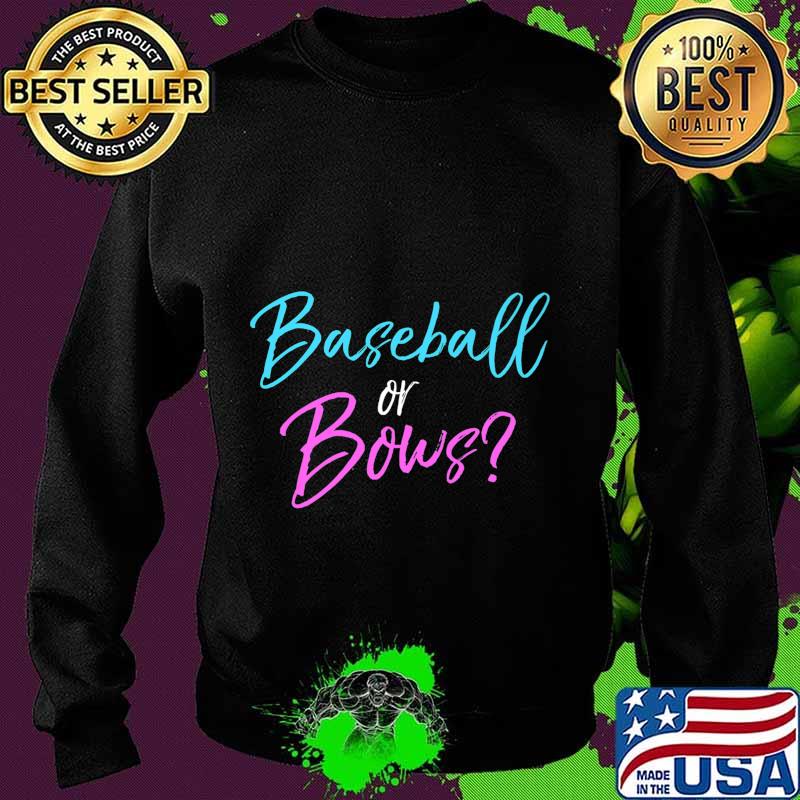 Pink & Blue Gender Reveal Family Shirts Baseball or Bows Premium T-Shirt Sweater Pink & Blue Gender Reveal Family Shirts Baseball or Bows Premium T-Shirt Sweater