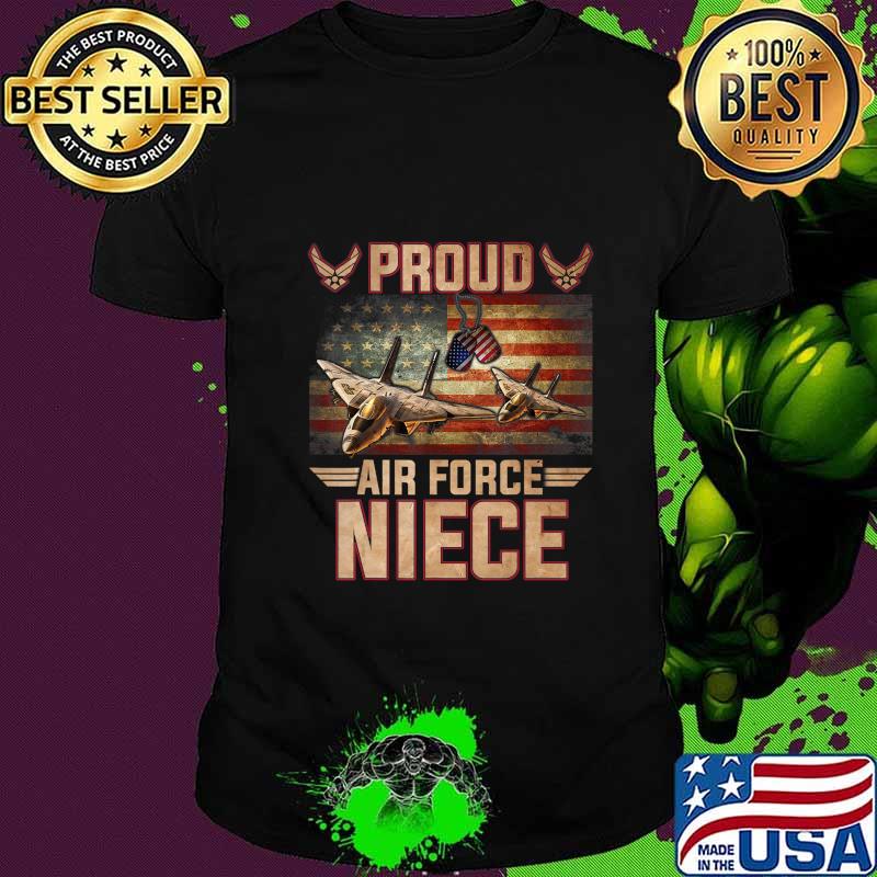 Proud Air Force Niece T-Shirt Veterans Day T-Shirt