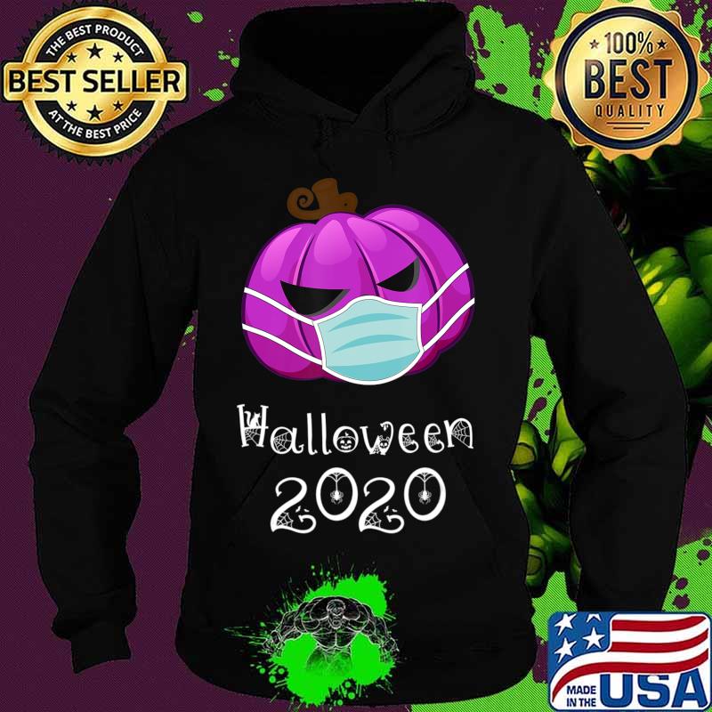 Pumpkin wearing Face Mask Funny Halloween T-Shirt Hoodie Pumpkin wearing Face Mask Funny Halloween T-Shirt Hoodie