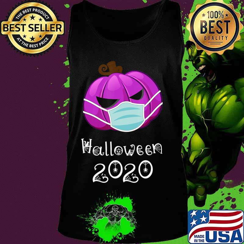 Pumpkin wearing Face Mask Funny Halloween T-Shirt Tank top Pumpkin wearing Face Mask Funny Halloween T-Shirt Tank top