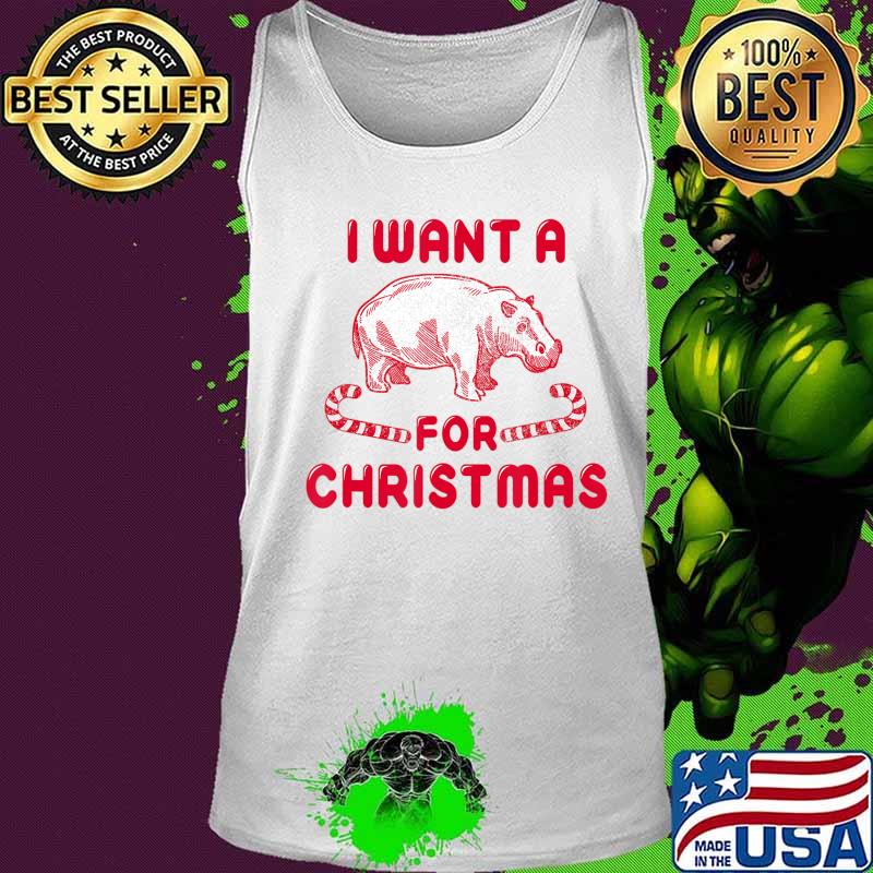 Quarantine Christmas Hippo Hippopotamus Retro Christmas Gift T-Shirt Tank top Quarantine Christmas Hippo Hippopotamus Retro Christmas Gift T-Shirt Tank top
