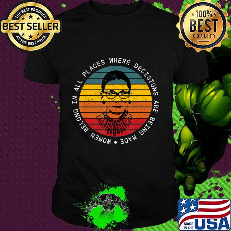 RBG Ruth Bader Ginsberg Fight For The Things You Care About T-Shirt