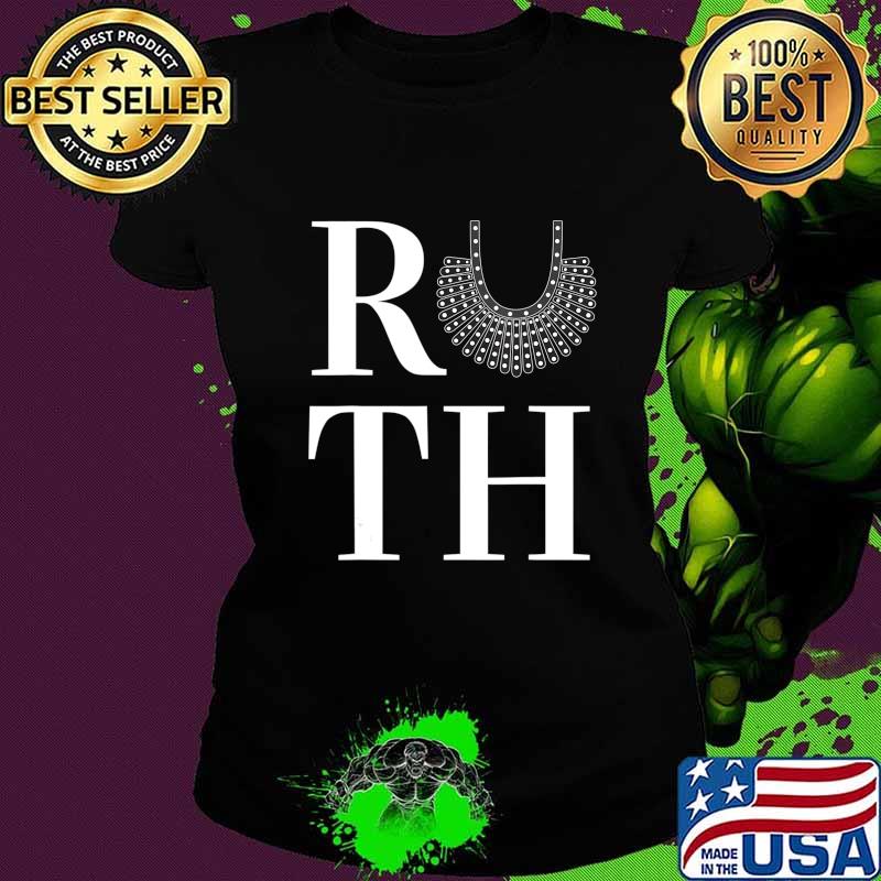 RBG Ruth Bader Ginsburg Necklace Collar T-Shirt Ladies tee RBG Ruth Bader Ginsburg Necklace Collar T-Shirt Ladies tee