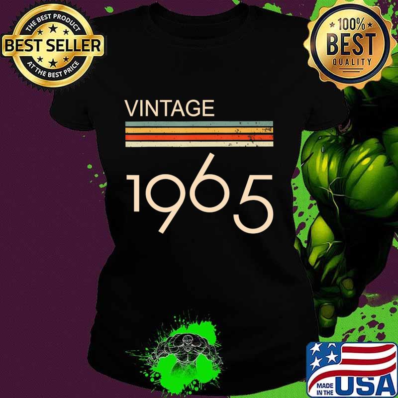 Retro 55 Years Vintage 1965 Limited Edition 55th Birthday T-Shirt Ladies tee Retro 55 Years Vintage 1965 Limited Edition 55th Birthday T-Shirt Ladies tee