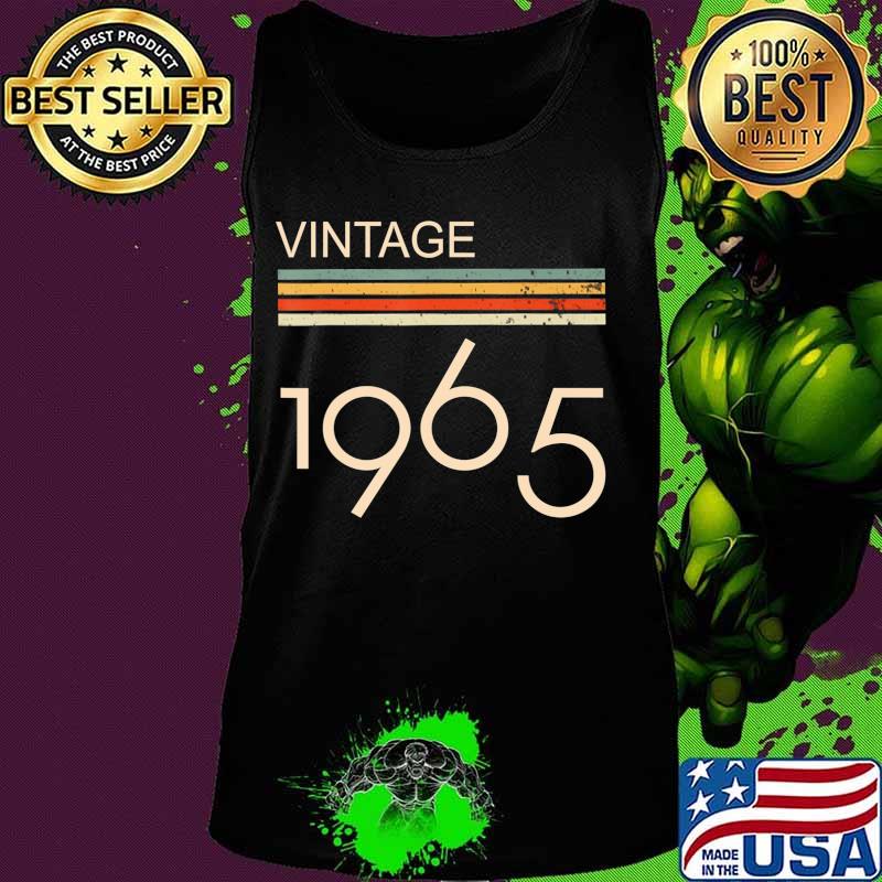 Retro 55 Years Vintage 1965 Limited Edition 55th Birthday T-Shirt Tank top Retro 55 Years Vintage 1965 Limited Edition 55th Birthday T-Shirt Tank top