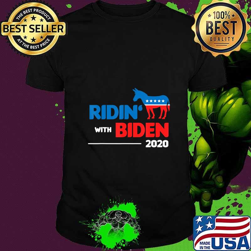 Ridin With Biden USA President Voting 2020 Joe Biden Gift T-Shirt
