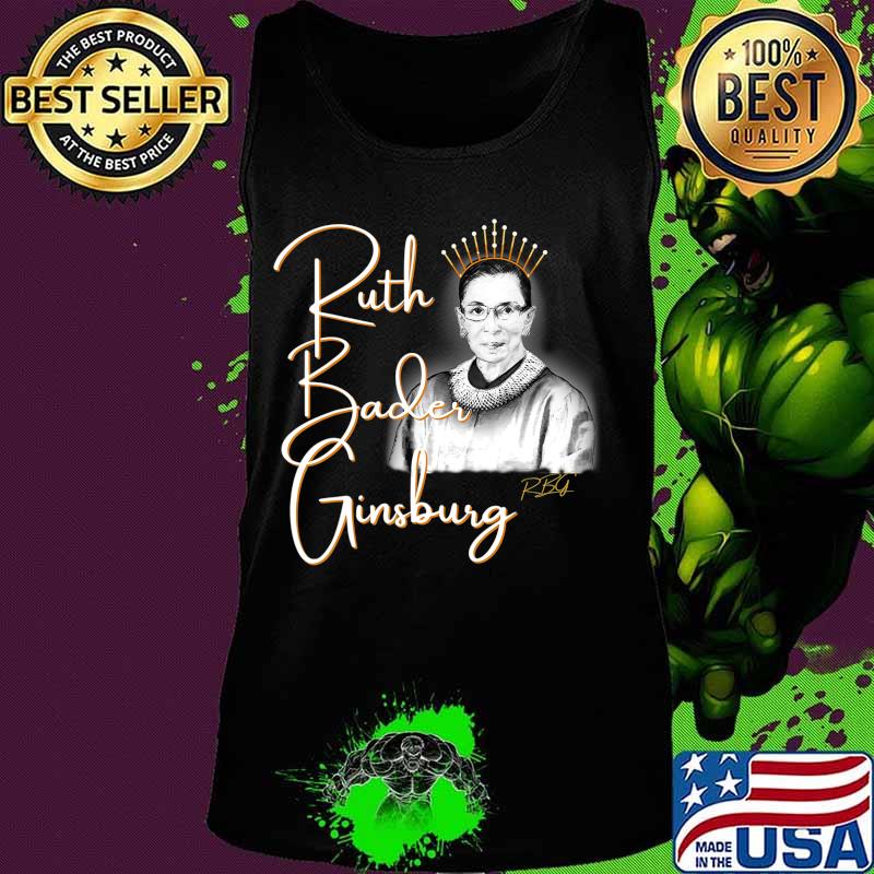 Ruth Bader Ginsberg, The Queen. Hand drawn T-Shirt Tank top Ruth Bader Ginsberg, The Queen. Hand drawn T-Shirt Tank top