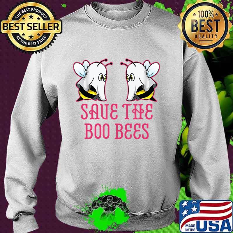 Save The Boo Bees T-Shirt Breast Cancer Awareness Halloween T-Shirt Sweater Save The Boo Bees T-Shirt Breast Cancer Awareness Halloween T-Shirt Sweater