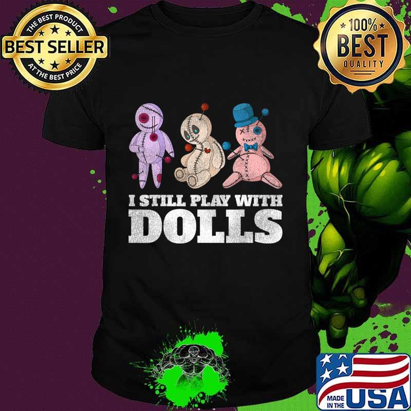 Scary Witch Voodoo Doll Women Gift Funny Halloween T-Shirt