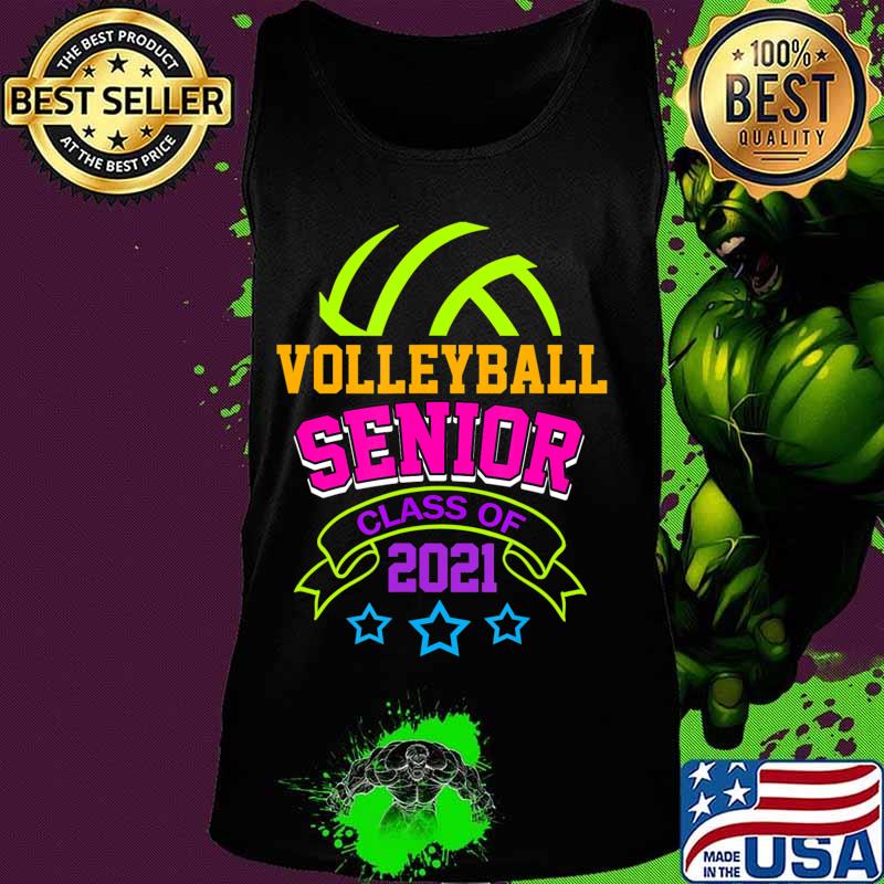 Senior Volleyball Player Class of 2021 Teen Player Gift T-Shirt Tank top Senior Volleyball Player Class of 2021 Teen Player Gift T-Shirt Tank top