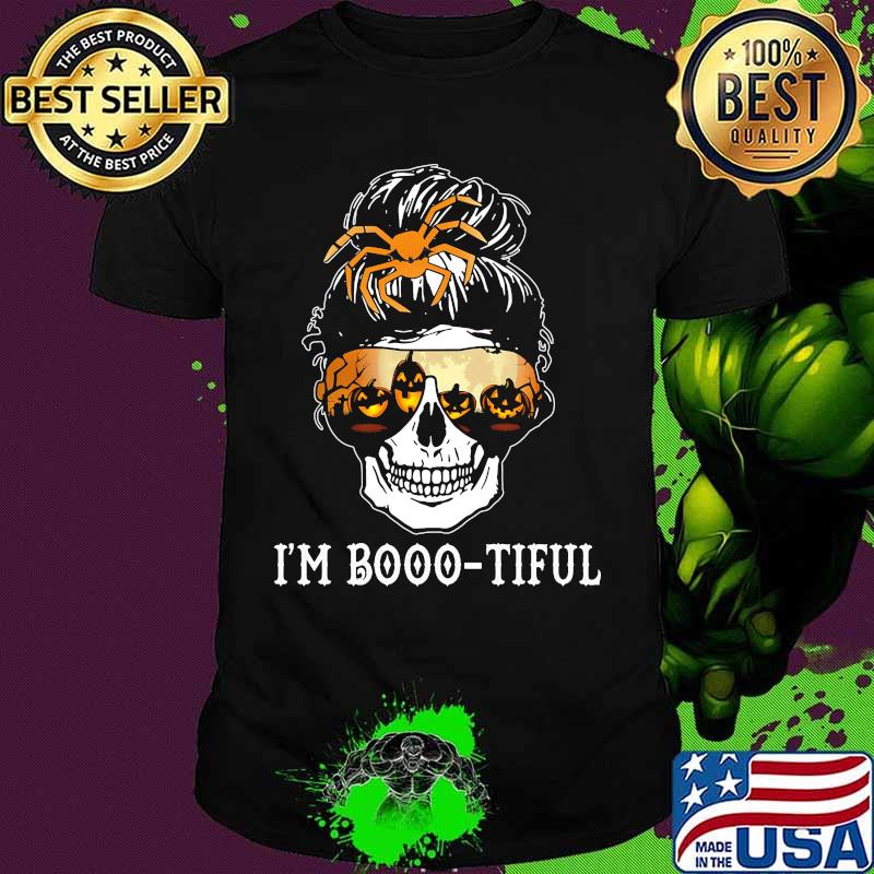 Skull I'm Booo-tiful Halloween shirt