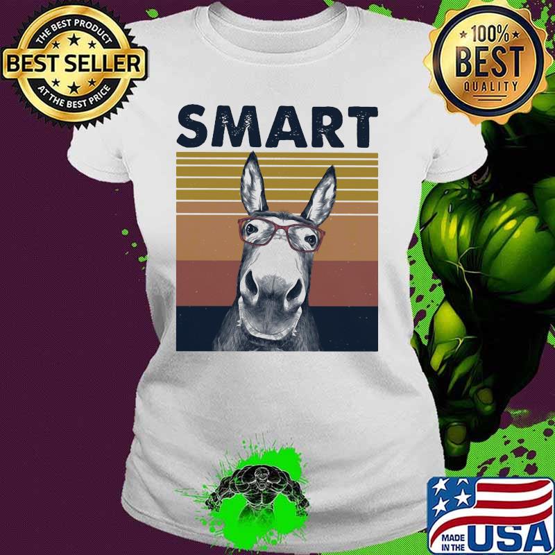 SMART DONKEY VINTAGE RETRO SHIRT Ladies tee SMART DONKEY VINTAGE RETRO SHIRT Ladies tee