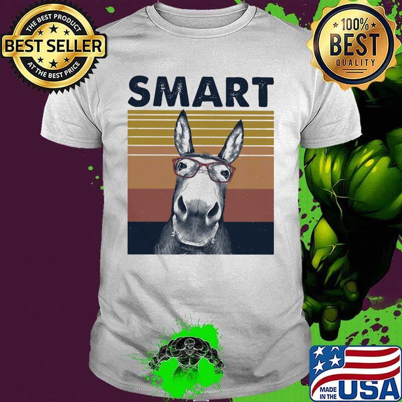 SMART DONKEY VINTAGE RETRO SHIRT