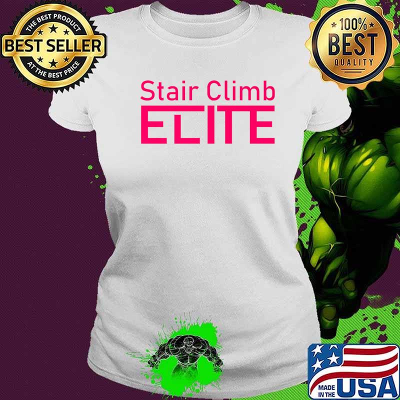 StairClimbElite PINK Workout Premium T-Shirt Ladies tee StairClimbElite PINK Workout Premium T-Shirt Ladies tee