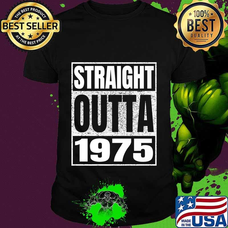 Straight Outta 1975 45th Birthday Gifts 45 Years Age Vintage Premium T-Shirt