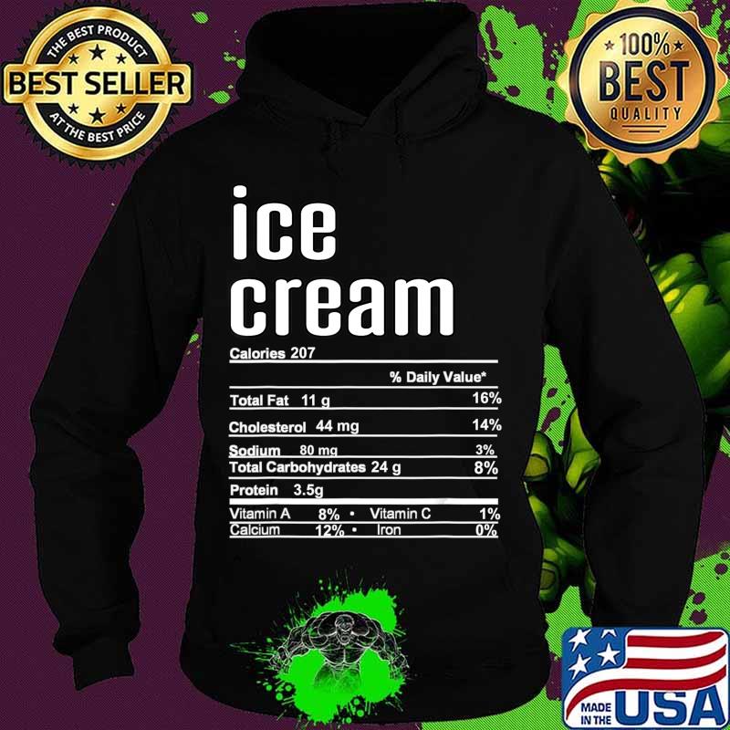 Thanksgiving Christmas Ice Cream Nutrition Fact T-Shirt Hoodie Thanksgiving Christmas Ice Cream Nutrition Fact T-Shirt Hoodie