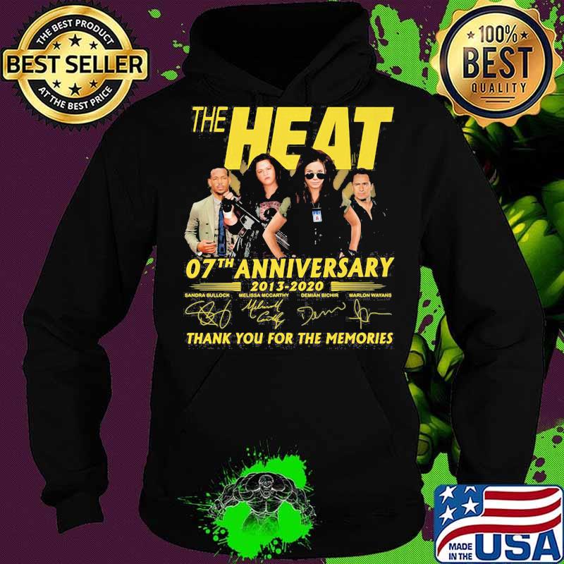 The heat 07th anniversary 2013 2020 thank for the memories signatures s Hoodie The heat 07th anniversary 2013 2020 thank for the memories signatures s Hoodie