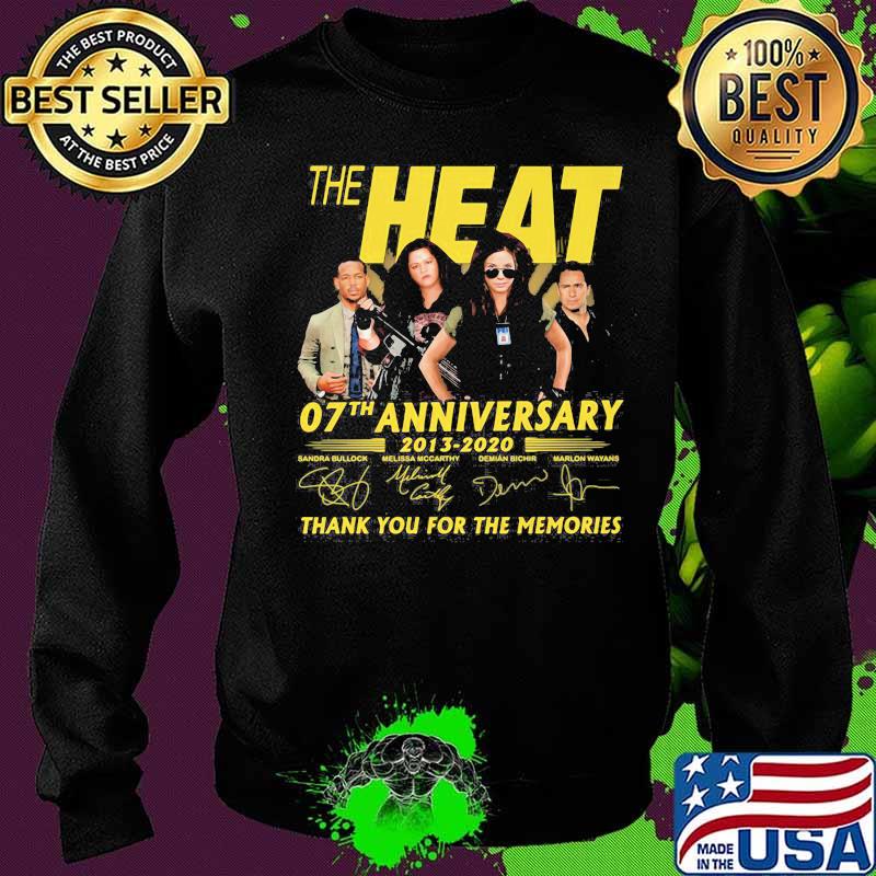 The heat 07th anniversary 2013 2020 thank for the memories signatures s Sweater The heat 07th anniversary 2013 2020 thank for the memories signatures s Sweater