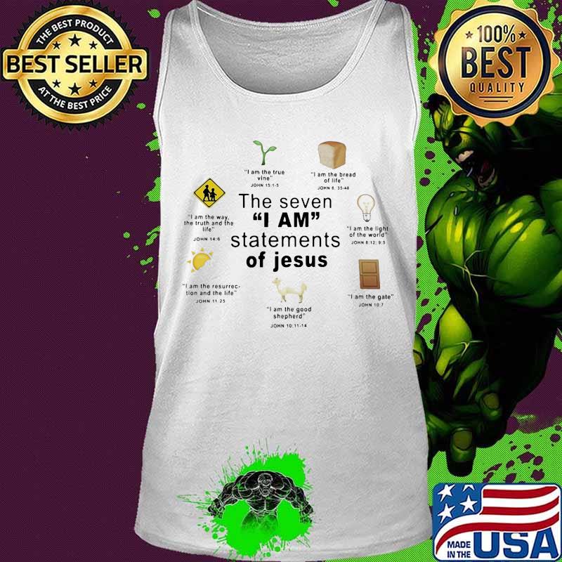 The seven i am statements of jesus s Tank top The seven i am statements of jesus s Tank top