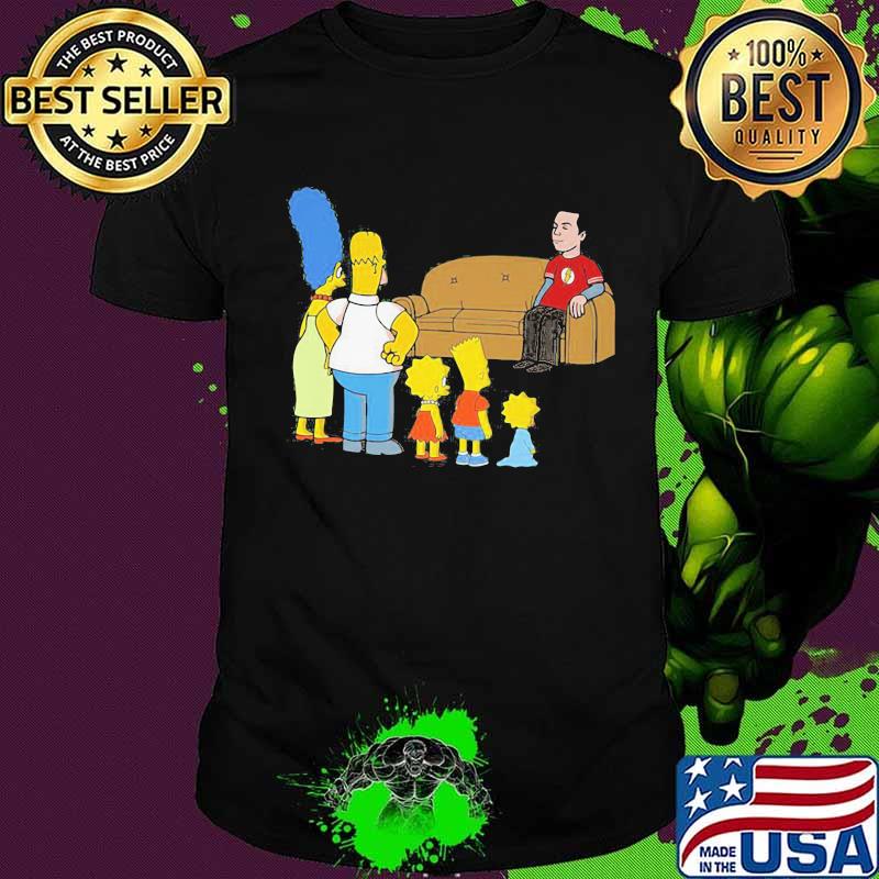 The simpsons family characters cartoon shirt