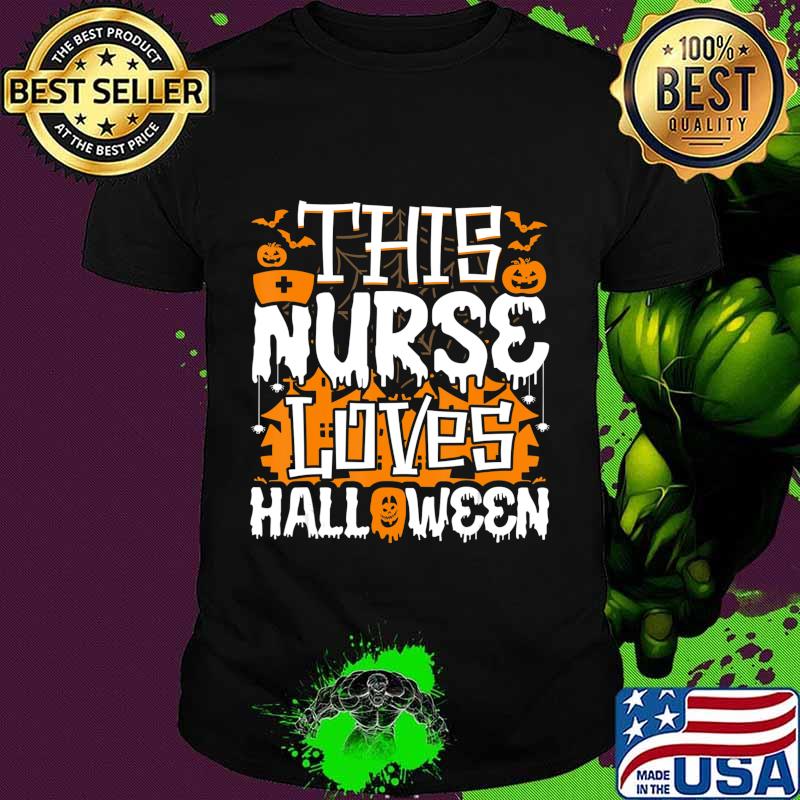 This Nurse Loves Halloween Registered Nurse T-Shirt