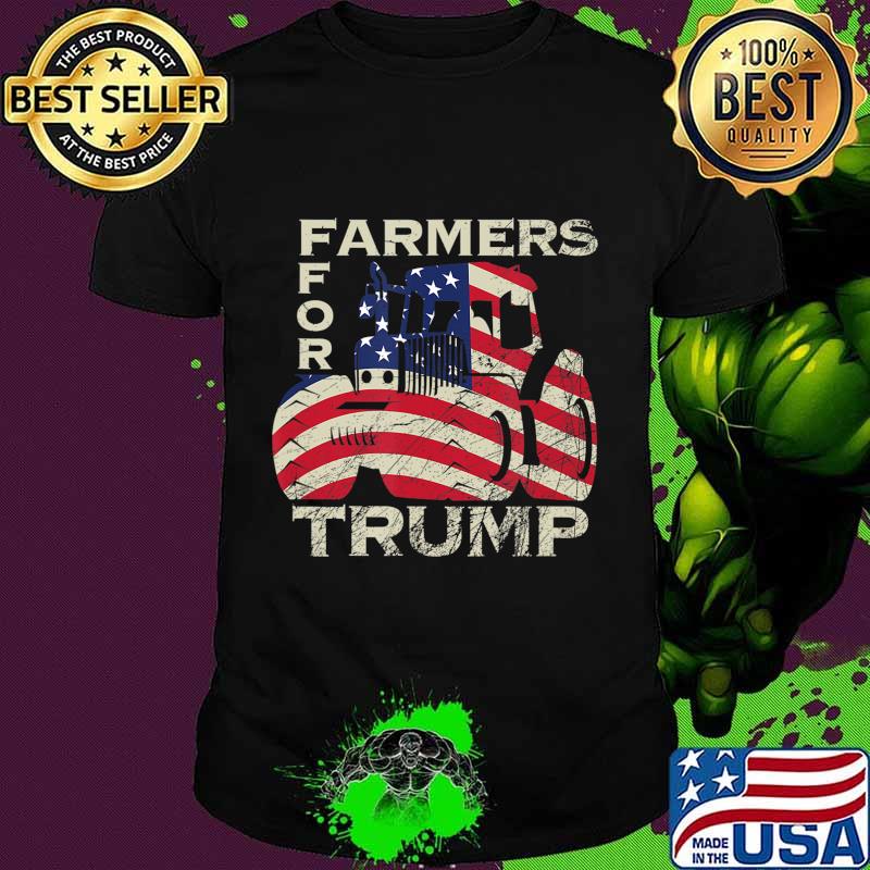 US Republican USA Patriot Farmers for Trump Election T-Shirt
