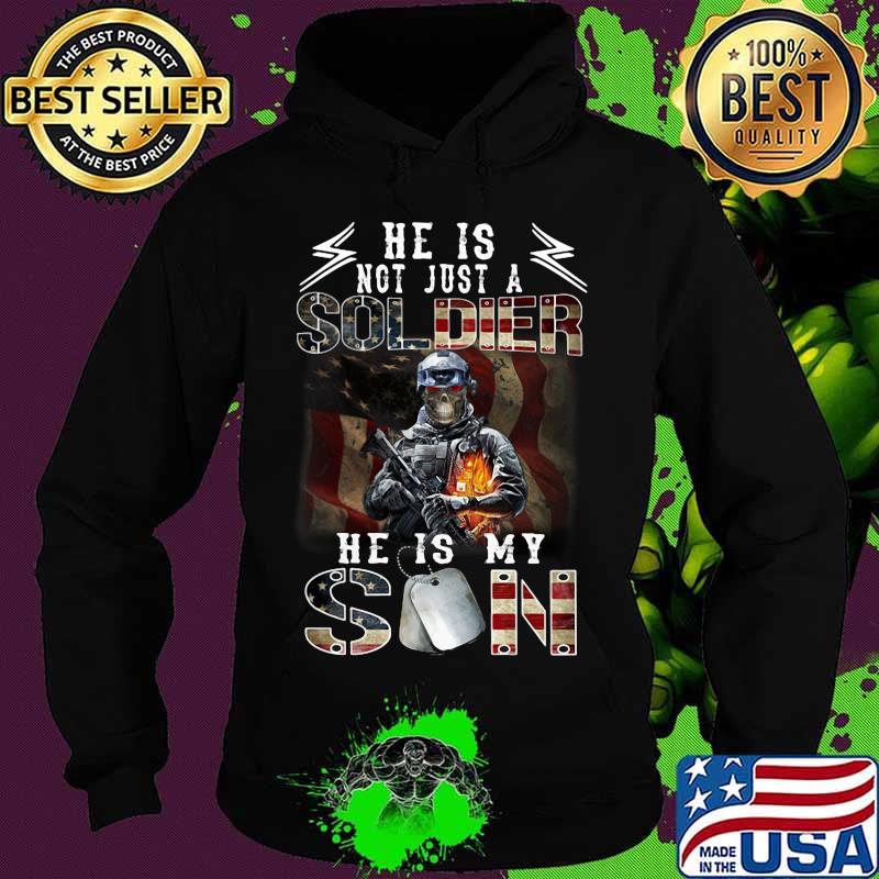 Veteran he is not just a soldier he is my son american flag s Hoodie Veteran he is not just a soldier he is my son american flag s Hoodie