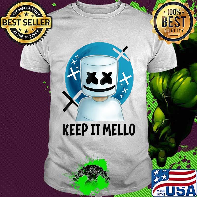 Vintage Marshmallow Dancing DJ Music Gift For Fans & Lovers T-Shirt