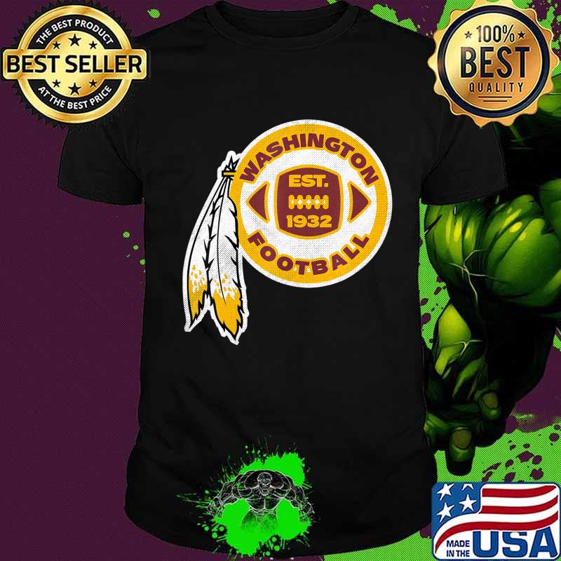Vintage Washington Football DC EST. 1932 Sports Team Novelty T-Shirt