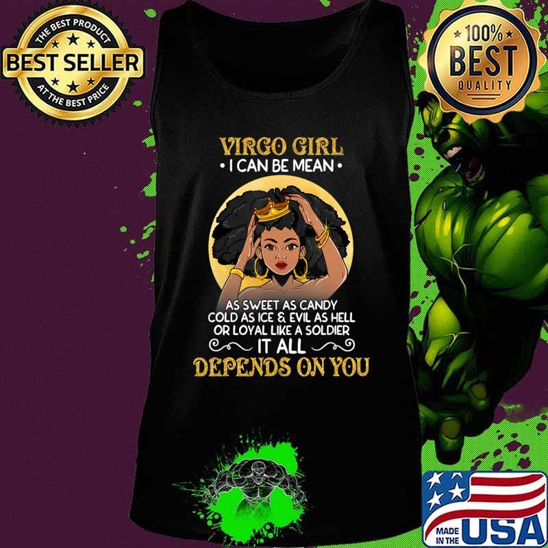 Virgo Girls Black Queen August September Birthday Gifts T-Shirt Tank top Virgo Girls Black Queen August September Birthday Gifts T-Shirt Tank top