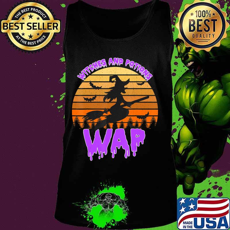 WAP Witches and Potions Funny Trending Halloween Retro T-Shirt Tank top WAP Witches and Potions Funny Trending Halloween Retro T-Shirt Tank top