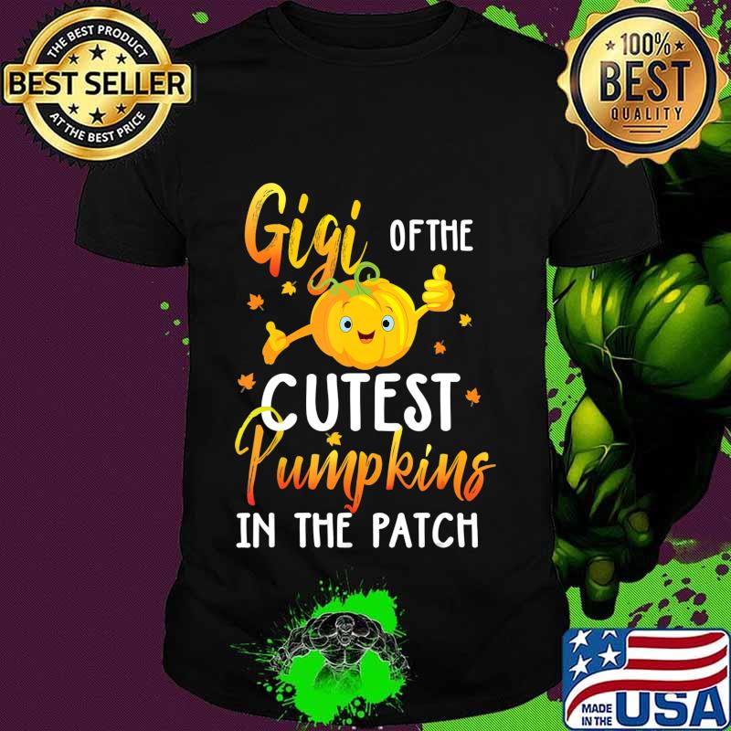 Womens Funny Gigi Of The Cutest Pumpkin In Patch Halloween T-Shirt Womens Funny Gigi Of The Cutest Pumpkin In Patch Halloween T-Shirt