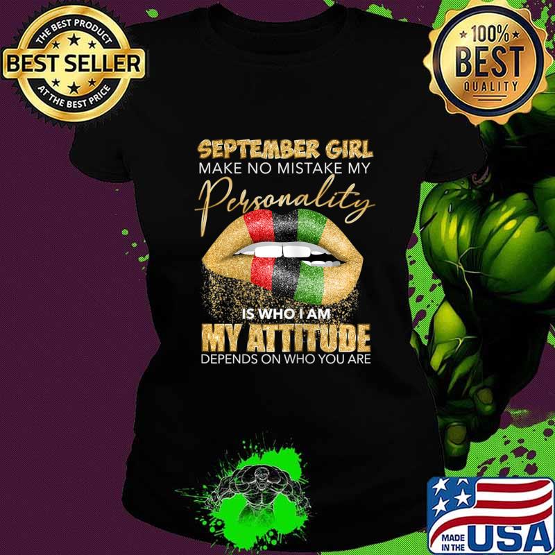 Womens September Girl Lips Black Lives Matters BLM Virgo Woman T-Shirt Ladies tee Womens September Girl Lips Black Lives Matters BLM Virgo Woman T-Shirt Ladies tee