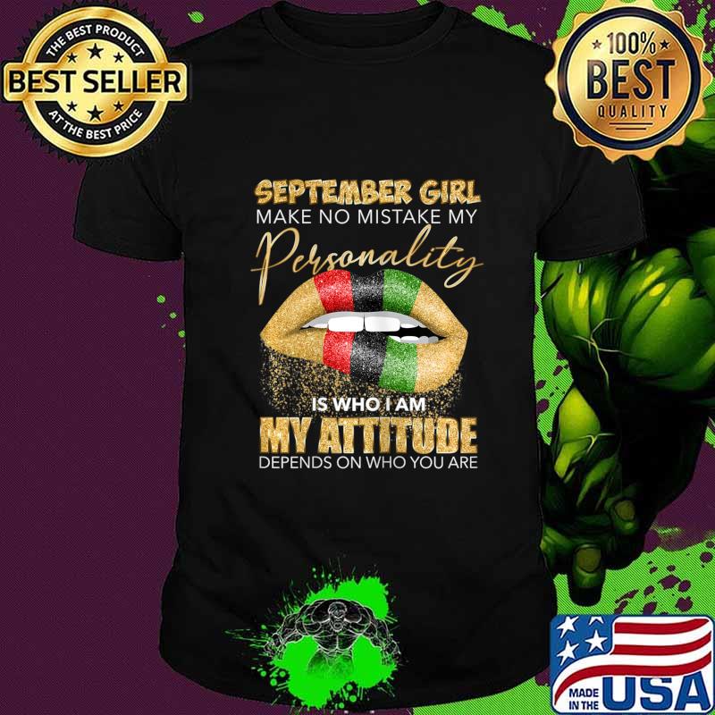 Womens September Girl Lips Black Lives Matters BLM Virgo Woman T-Shirt Womens September Girl Lips Black Lives Matters BLM Virgo Woman T-Shirt