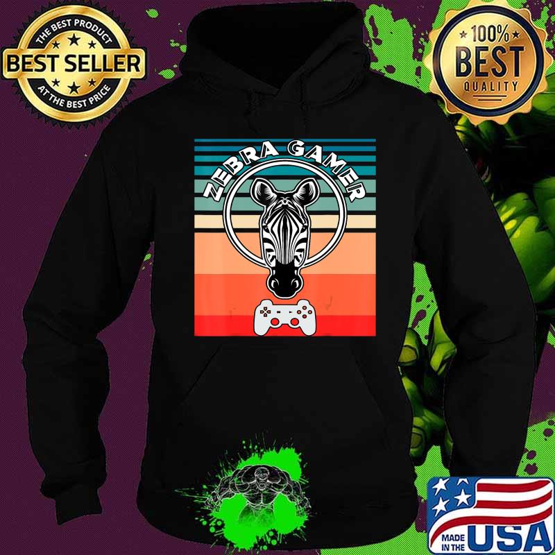 Zebra Gamer Controller Graphic Design For Gamer Kids T-Shirt Hoodie Zebra Gamer Controller Graphic Design For Gamer Kids T-Shirt Hoodie