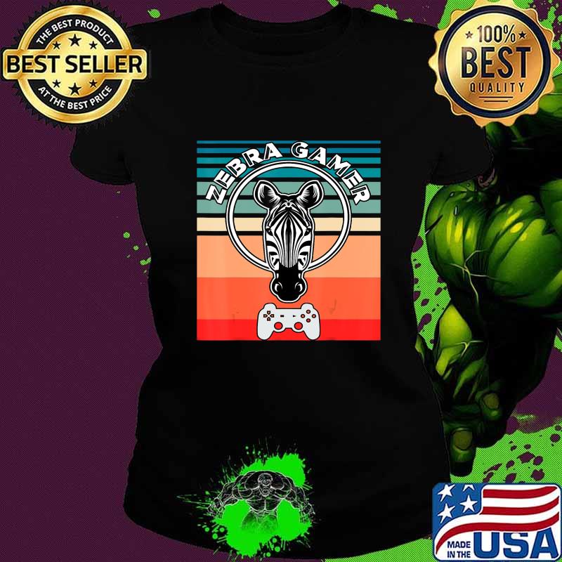 Zebra Gamer Controller Graphic Design For Gamer Kids T-Shirt Ladies tee Zebra Gamer Controller Graphic Design For Gamer Kids T-Shirt Ladies tee