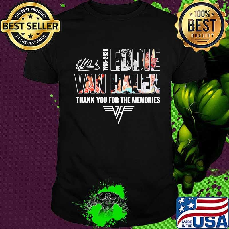 1955 2020 eddie van halen thank you for the memories signatures shirt 1955 2020 eddie van halen thank you for the memories signatures shirt