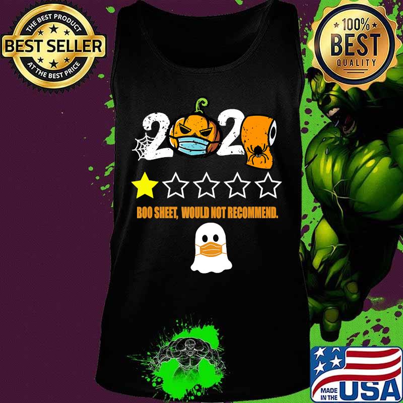 2020 Is Boo Sheet Pumpkin In Mask Toilet Paper Halloween T-Shirt Tank top 2020 Is Boo Sheet Pumpkin In Mask Toilet Paper Halloween T-Shirt Tank top