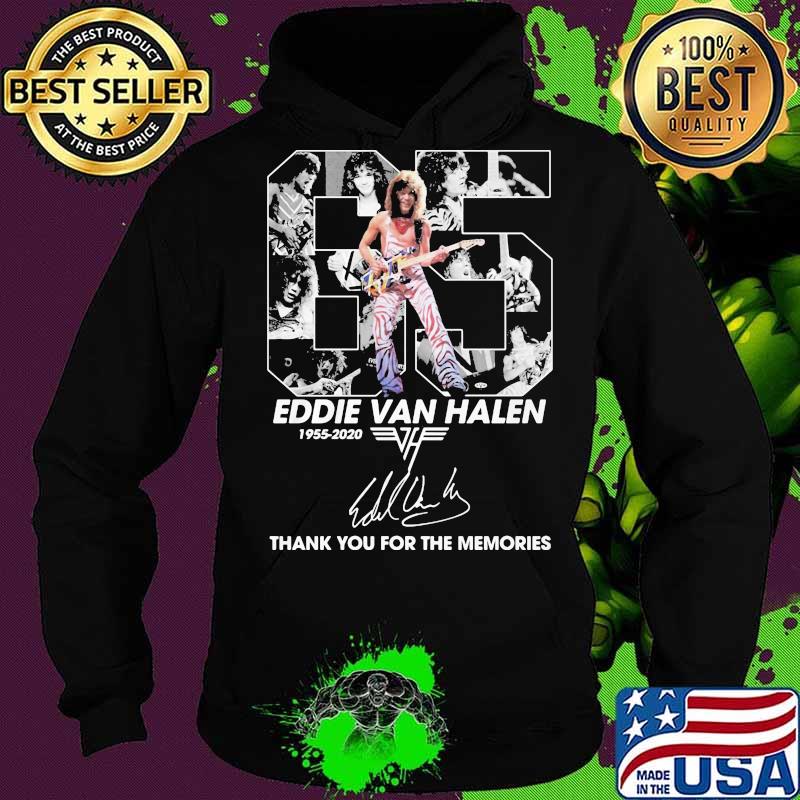 65 eddie van halen 1955 2020 thank for the memories signature s Hoodie 65 eddie van halen 1955 2020 thank for the memories signature s Hoodie