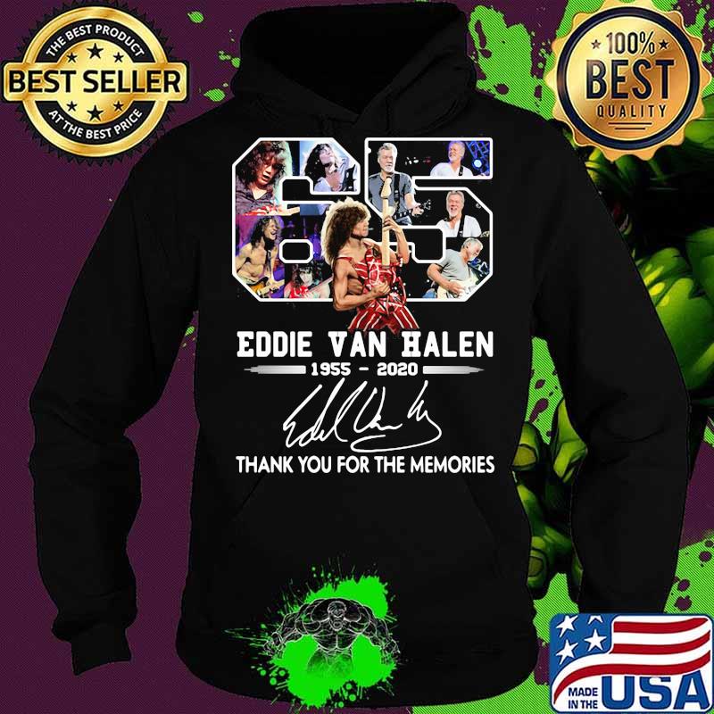65 eddie van halen 1955 2020 thank for the memories signature s Hoodie 65 eddie van halen 1955 2020 thank for the memories signature s Hoodie