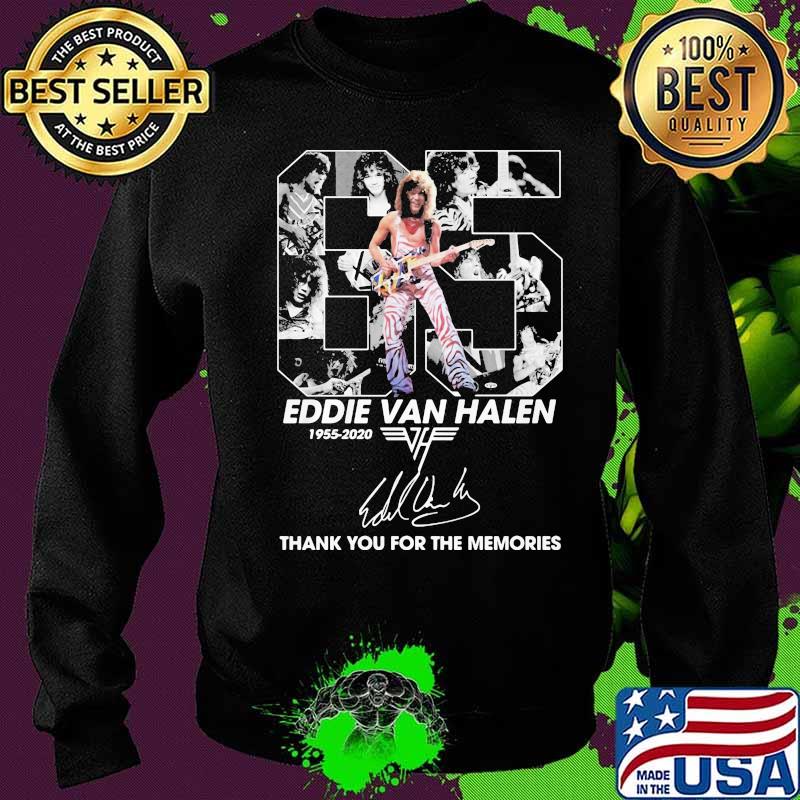 65 eddie van halen 1955 2020 thank for the memories signature s Sweater 65 eddie van halen 1955 2020 thank for the memories signature s Sweater