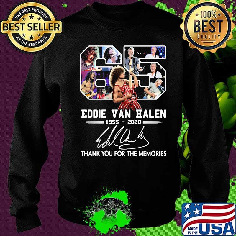 65 eddie van halen 1955 2020 thank for the memories signature s Sweater 65 eddie van halen 1955 2020 thank for the memories signature s Sweater
