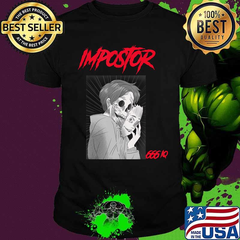 666 iq impostor monochrome shirt