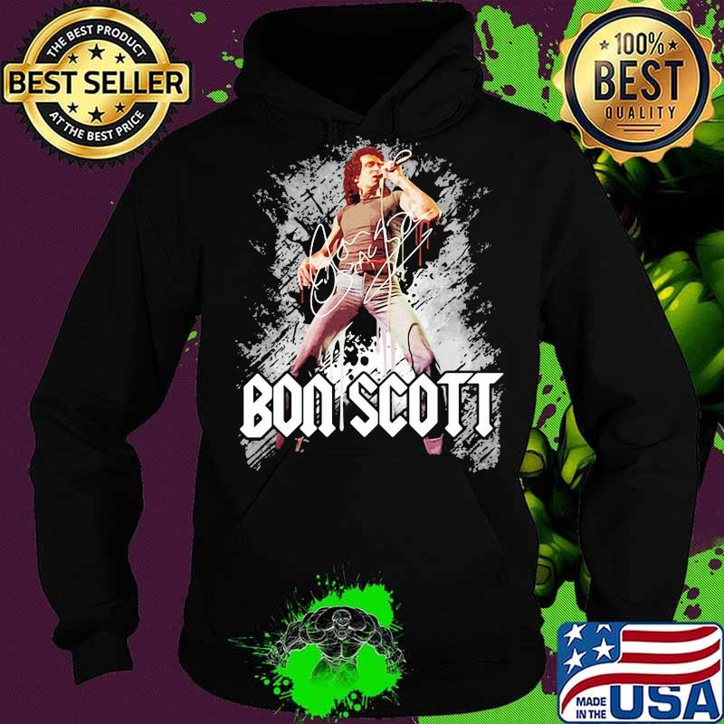Acdc band bon scott signature s Hoodie Acdc band bon scott signature s Hoodie