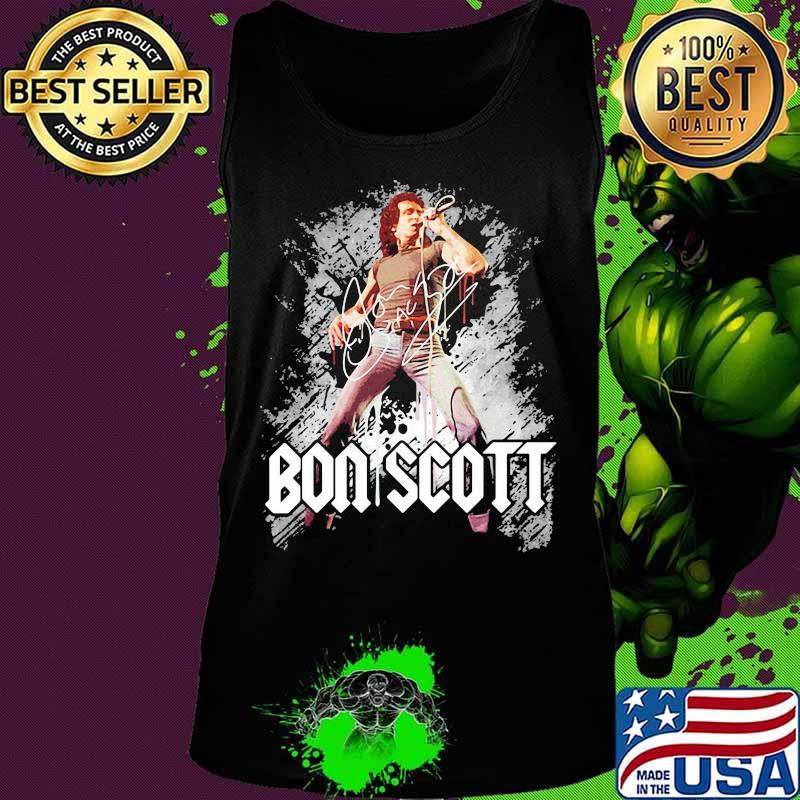 Acdc band bon scott signature s Tank top Acdc band bon scott signature s Tank top