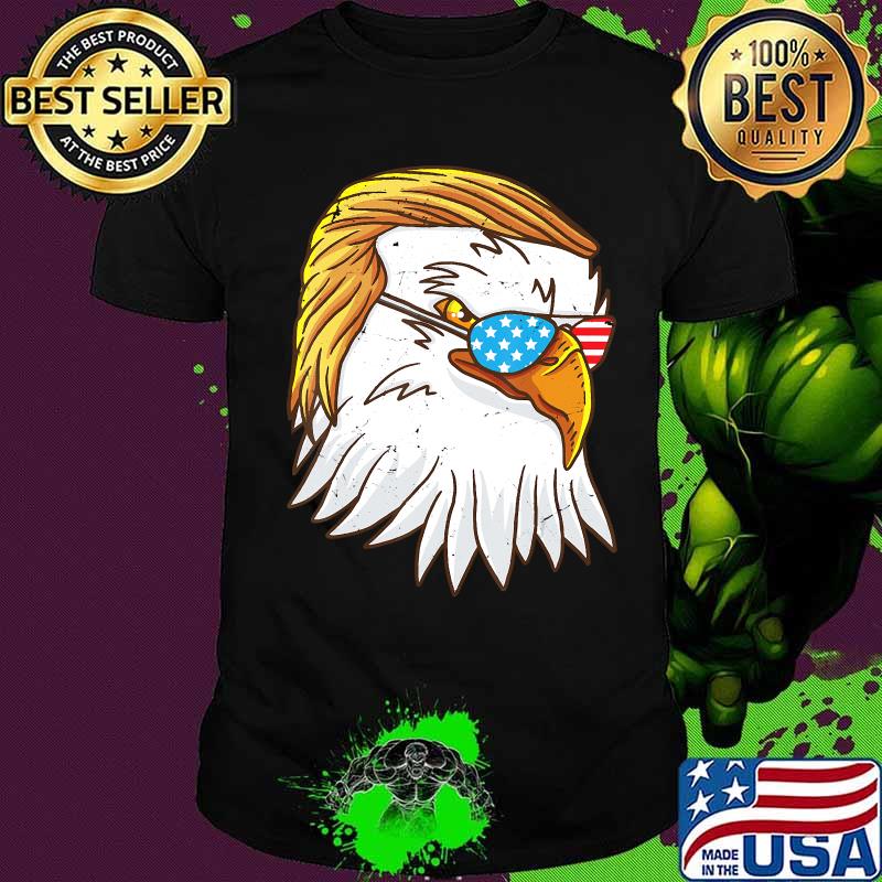 American Bald Eagle President Donald Trump USA Sunglasses T-Shirt
